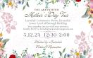 Mothers Day Tea Flyer
