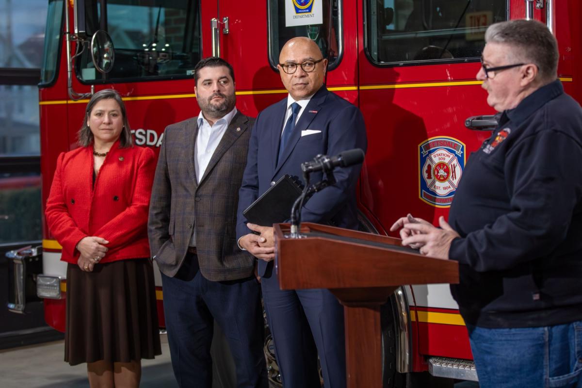 LPE Pilot Program announced by Auditor General DeFoor at Leetsdale Fire Station